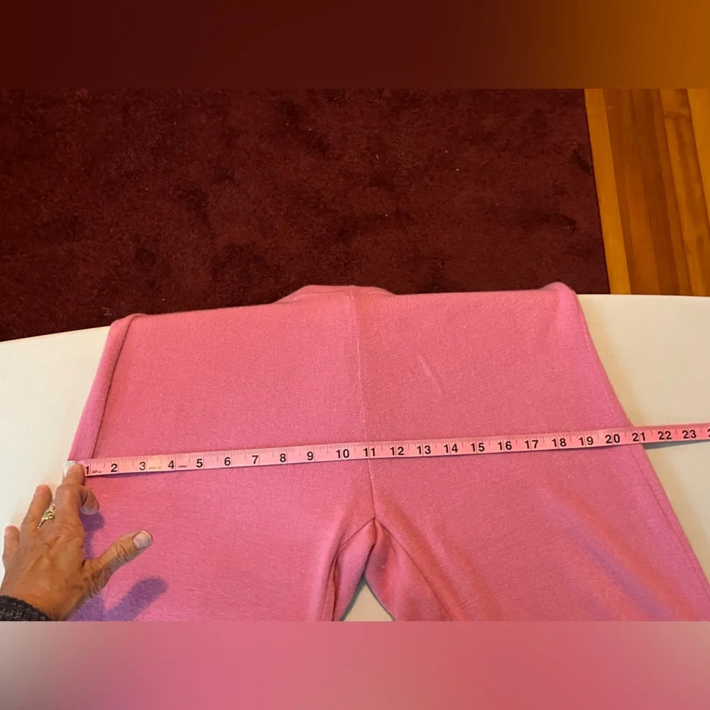 Suzanne Somers Pink Knit Leisure Wear - Picture 13 of 16